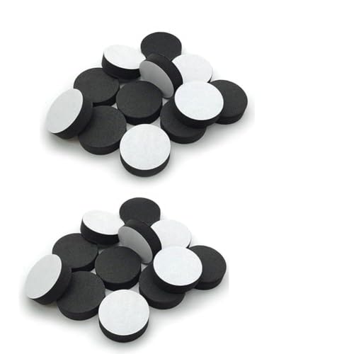 VRTYVEYBB Patas invisibles de goma EVA, antideslizantes, 30 x 15 mm, para macetas, 60 unidades
