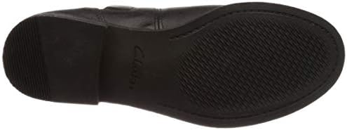 Clarks Women's Biker Boots, Black Black Leather, 8.5 | Image 3