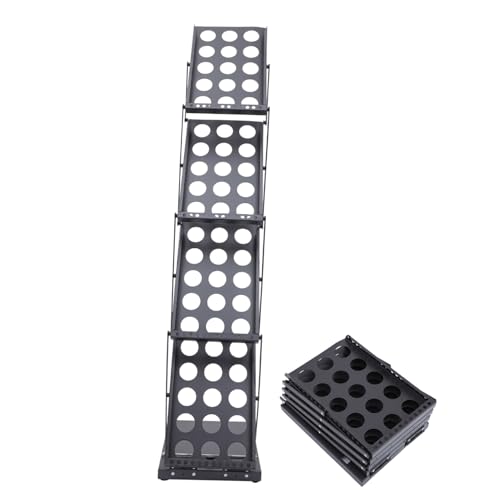 TEHAUX Foldable Magazine Wall Rack Trade Show Booth Stand Magazine Holder for Retail Stores
