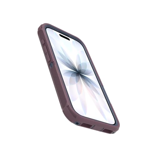 Image of OtterBox iPhone 17 (Only) - Defender Series Case - Tulipwood Glow (Purple & Blue) - Snaps on MagSafe - Tough - Rugged & Durable