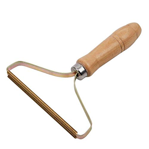 GULEHAY Rimozione Pelucchi Portatile, Rullo Manuale Riutilizzabile in Rasoio di Legno, ripristina i Tuoi Vestiti, epilatore rapido per Capelli con Pelo di Animali Domestici, Rasoio per Tessuto