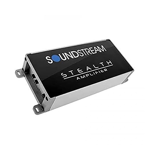 Soundstream ST4.1200D Stealth Series 1200W Class D 4 Channel Amplifier