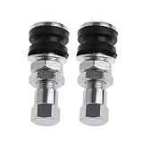 2Pcs Wheel Tire Tubeless Compatible With VALVE Stems AdapterCompatible WithMotorcycle Car Bike