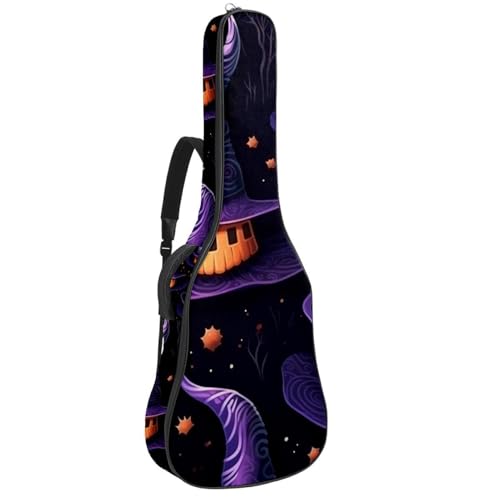 Sac guitare acoustique Halloween 104 cm et housse réglable pour basse