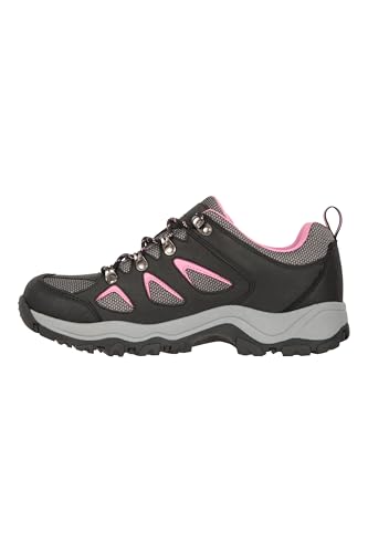 Mountain Warehouse Adventurer Womens Waterproof Walking Shoes - Synthetic & Mesh Upper Shoes with Cushioned Footbed & Deep Lugs - Autumn Winter, Hiking & Outdoors Black Adult Shoe Size 5 - Image 4