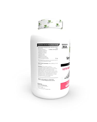 Vetriscience Vetri Mega Probiotic And Prebiotic For Dogs And Cats, 180 Capsules - Digestive Relief - Easy To Give Capsules - Gi Support #TOP2