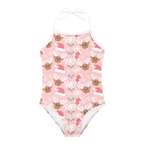 Image of Christmas One-Piece Swimsuits Beach Swimwear Bathing Suit for 3-10 Years Girls