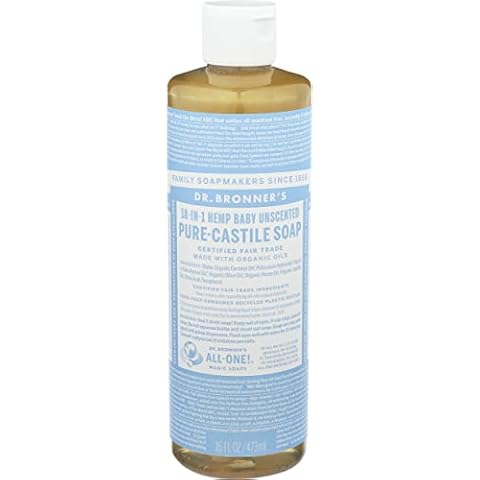 Dr. Bronner's Organic Baby Unscented Pure-Castile Liquid Soap, 473 ml Cover