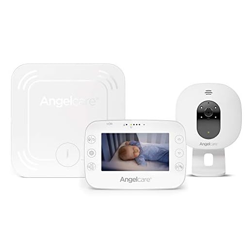 Angelcare 3-in-1 AC327 Baby Monitor, with Movements Tracking, 4.3’’ Video & Sound