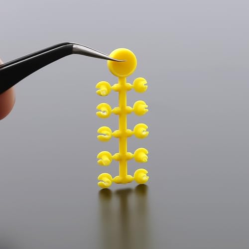 Set de 200 piezas accesorios para pesca de carpa amarillos miniatura 3