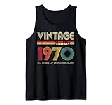 50 anni old gifts vintage 1970 edizione limitata 50° compleanno canotta