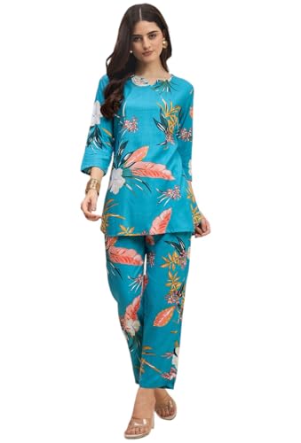 Image of Truvon Fashions Women Cord Set, Kurta and Pant Set