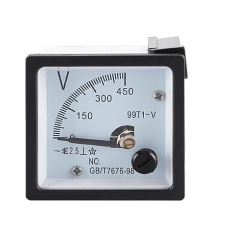 Voltmètre à panneau analogique et ampèremètre pour mesure de tension alternative