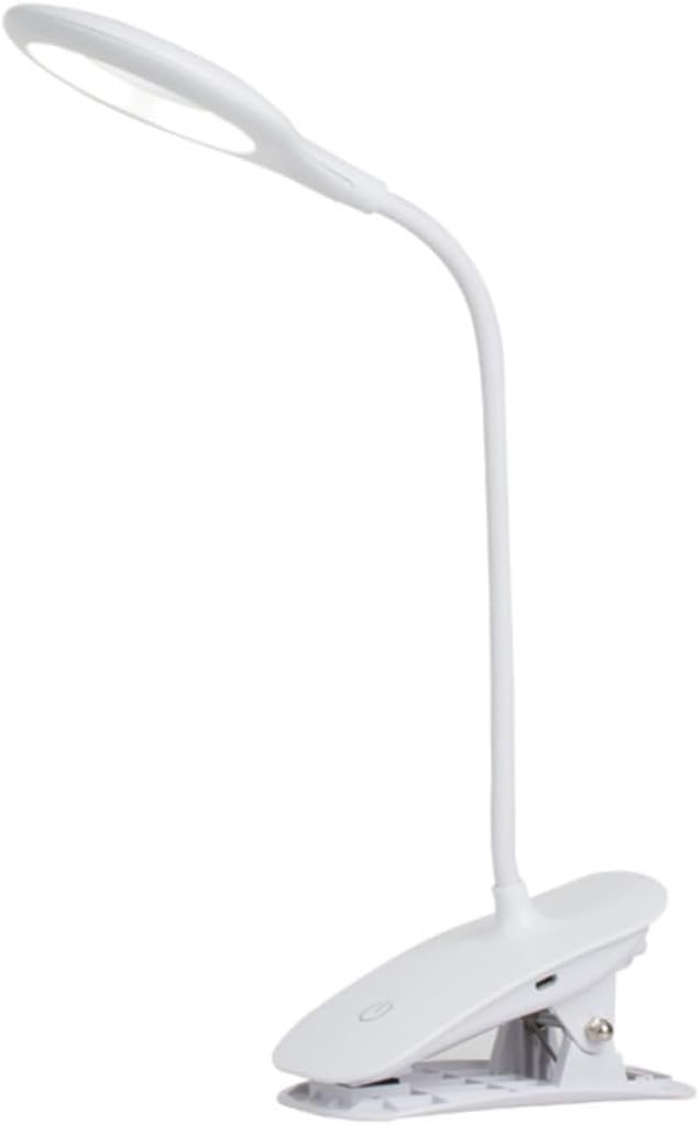 DOITOOL Pcs Eye-Caring Led Reading Light Clip Desk Lamp for Students Portable Energy-efficient Cable for Home School