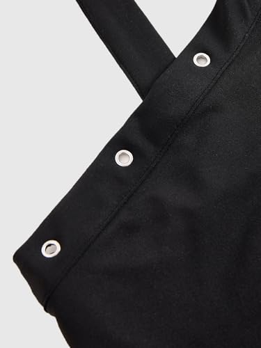 Women's Summer Grommet Eyelet Tank Top Elegant Sleeveless Fitted Work Tops4