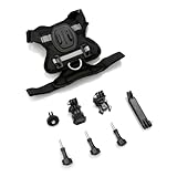 SPORTARC Katzenkamera-Weste, Haustier-Fotografie-Geschirr, Dual-Action-Kamera-Halterung für DJI GO3, GoPro, Sony, Insta360, 1,5–6 kg Katzen, Reisen & Outdoor