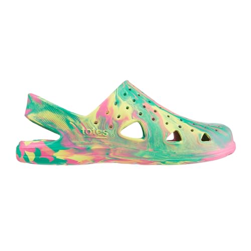 Image of Totes Kids' Everywear Lightweight Waterproof Contoured Splash and Play Clog Sandals with Strap