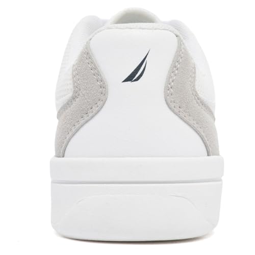 Image of Nautica Women's Court Sneaker - Casual Fashion Lace-Up Low Top Walking Shoes with Comfort Cushion Footbed, Lightweight Everyday Tennis Sneakers