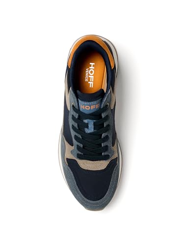 Hoff Para Hombre. 22502603 Zapatillas De Piel City Venice Marino (42), Plano, Cordones, Casual - 5