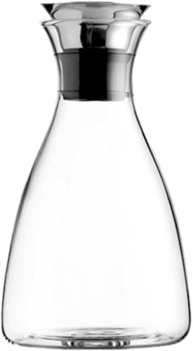 Mikuzo �ϔM�K���X �J���t�F �s�b�`���[ �X�e�����X�W�t�� �z�E�P�C�_�f�� �①��/�H��@�Ή� ���� ���E�����E�R�[�q�[�E���C���E�W���[�X�E�A�C�X�e�B�[�ۑ� �v�ʖڐ���t�� ������� �T�[�o�[ �W���O (�O�p�`,1100ML) [���s�A���i]