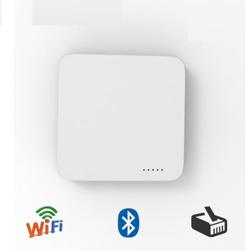 Aboiled NP332 3-portowy serwer druku, sieć USB, wielopunktowy serwer druku, trwały, prosty montaż, łatwy w użyciu (sieć + Bluetooth + wersja Wi-Fi)