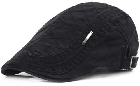 Men Cotton Newsboy Cap Adjustable Breathable Irish Caps Driving C...