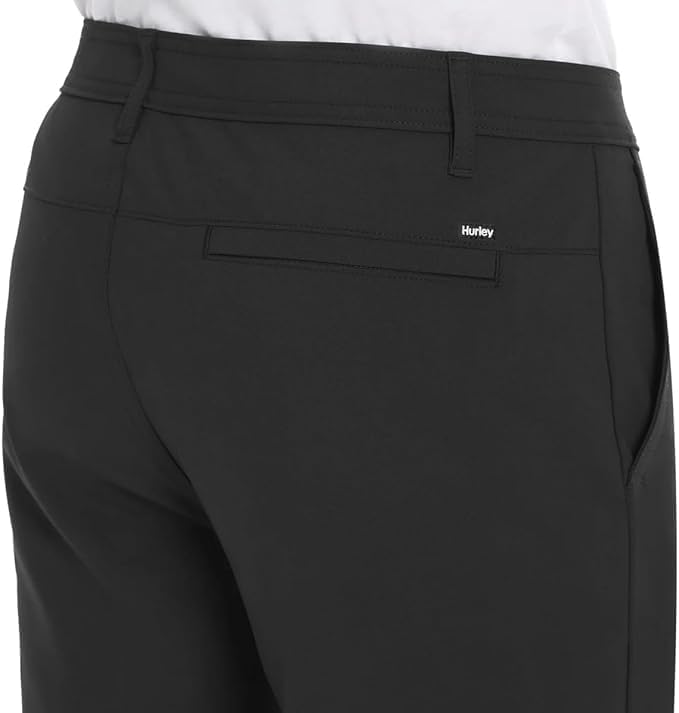 Hurley Men's Water Repellent Hybrid Performance Stretch Pant (US, Waist Inseam, 38, 29, Regular, Regular, Black)