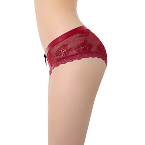 Levao Womens Bikini Panties Underwear Lace Hipster Seamless Sexy Hi Cuts Pack 6 #TOP3