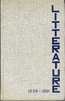 Un Histoire Vivante De La Litterature D'Aujourd'hui B006WEG0RU Book Cover