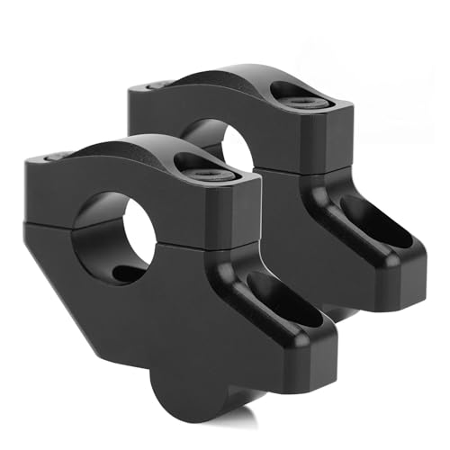 Motorrad Lenkererhöhungen Für Triumph Für Rocket III Für Thunderbird SE/Für Storm Für Thruxton 900 Motorrad Offset Lenker Halterung Clamp Steigleitungen(Black)