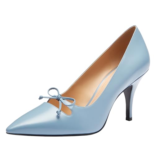 Coach Women's Runway Pump Ballet Flat, Bluebell, 5