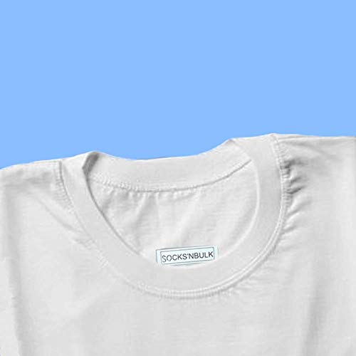 SOCKS'NBULK 36 Pack Mens Cotton Crew Neck Short Sleeve Casual T-Shirts White Color Lightweight Bulk Pack (White, X-Large)4