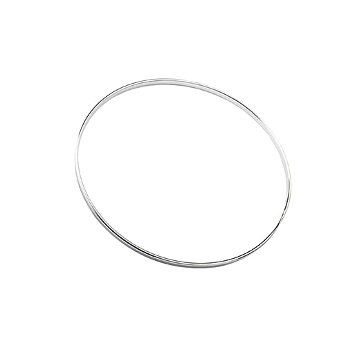 BESPORTBLE Tension Hoop for Banjo Durable Iron Flanges for Ukulele Guitar Mandolin Easy Installation Lightweight Musical Instrument Accessory Silver