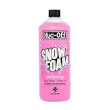Muc-Off Snow Foam, 1 Litro - Espuma de Prelavado de Coche - Tratamiento para Antes de la Limpieza de Coche - Apto para Todo Tipo de Coches, Motos y Bicicletas - Fragancia Cranberry Crush