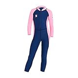 AIWUHE Kid's Full Body Swimwear Boys&Girls One Piece Swimsuit Long-Sleeve Water Sports Rash Guard UPF...