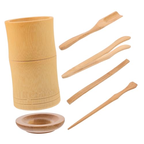 ABOOFAN 6Pcs Tea Ceremony Accessories Set Elegant Tea Clip Scoop for Home Office and Gifting and Special Occasions