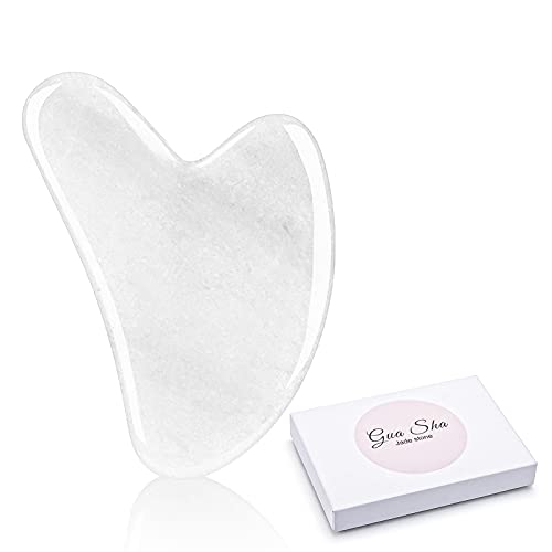 Jade Roller Gua Sha Set Gua Sha Facial Tools Gua Sha Board Massage Tool Set Facial Skin Care Roller Reduce Wrinkle Puffiness Muscle Relaxing for Face Eyes Body Skin Care