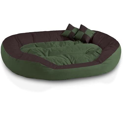 Gorgeous Reversible Dual Green & Brown Colour Ultra Soft Velvet Luxury Sofa Bed Pet Bed Dog Bed Cat Bed Puppies Puppy Bed Rabbit Bed (Large) (B0BNYJ251Q) Amazon Price History, Amazon Price Tracker