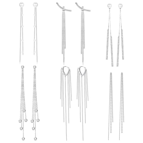 Adramata Pendientes Largos Borla para Mujer Cover