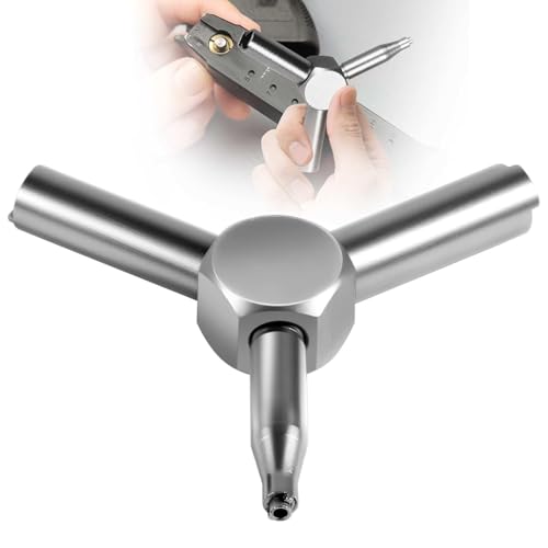Pisman Airsoft Valve Key Tool 3 in 1, Stainless Steel