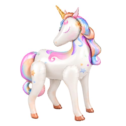 Image of Unicorn Balloons for Girls Birthday Decorations, Unicorn Birthday Decorations, Unicorn Party Supplies and Unicorn Party Favors for Girls Birthday Party