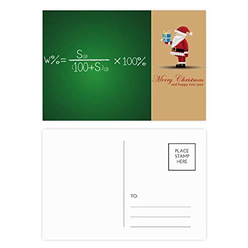 Cartes postales chimie Père Noël pour décorer vos tables de fêtes et correspondances