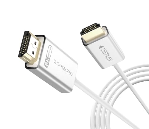 Fiber Optic HDMI 2.1 Cable 33ft-48Gbps Ultra High Speed,8K@60Hz 4K@120Hz,HDCP