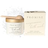 Promise, sali da bagno al magnesio con sale del Mar Morto, sale di Epsom e sale dell'Himalaya, oli di lavanda, cocco e camomilla, ammollo rigenerante per rilassamento e recupero, 170 g