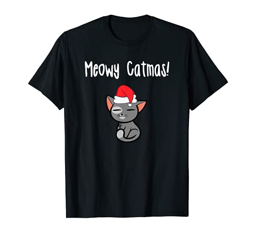 Meowy Catmas Christmas Shirt | Cat Christmas T-Shirt
