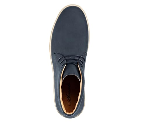 Image of Amali Casual Chukka Boots for Men, High-Top, Lace Up Suede Men's Shoes, Desert Boots with Crepe Rubber Sole