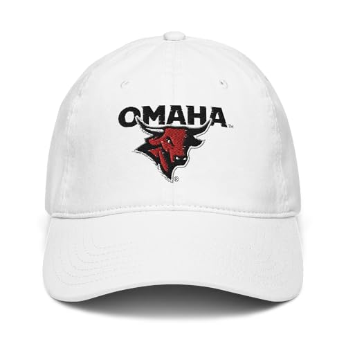 Gorra Ajustable Nebraska Omaha Mavericks Blanca Oficial miniatura 2