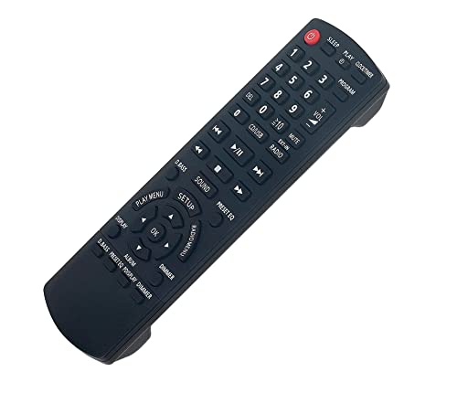 AULCMEET N2QAYB001101 Replacement Remote Control Compatible with Panasonic Micro HiFi System Compact Stereo SC-PMX74 SC-PMX70 SCPMX100EGS SC-PMX74 SC-PMX80 SC-PMX80 SA-PMX70BEB - Image 2