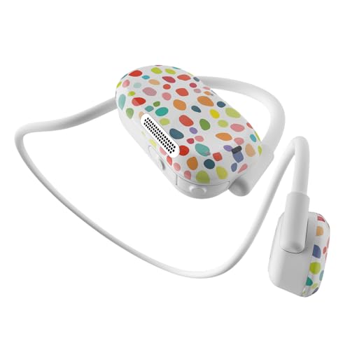 Image of Purity Air Open Ear Headphones - True Air Conduction Wireless Bluetooth Open Ear Earbuds with Dual Mic for iPhone /Android - Secured Long Wearing Comfort, Sports Sweat Resistant (Colorful Pebbles)