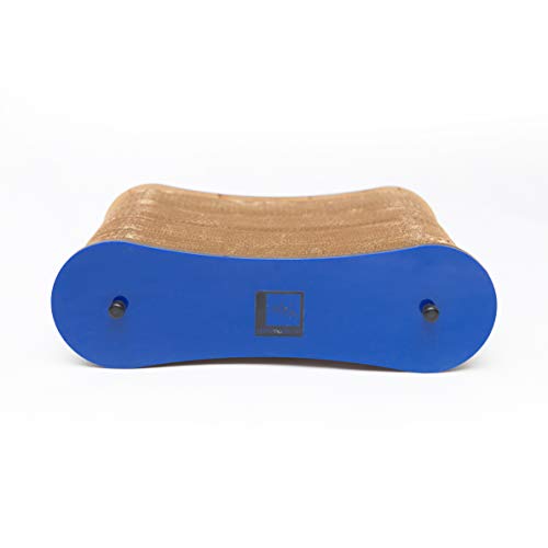 gatomoderno Arranhador para Gatos de Papelão Kraft, Acabamento de Acrílico, Cama para Gatos, Brinque